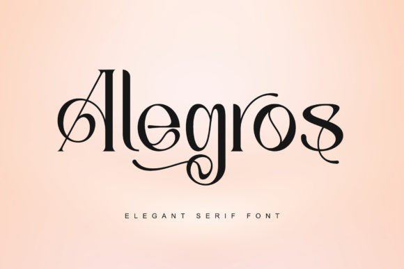 Alegros: The Elegant Serif Typeface for Modern Web Design