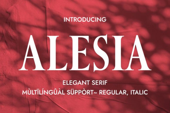 Alesia Typeface: Elevating Editorial Design with Minimalist Elegance