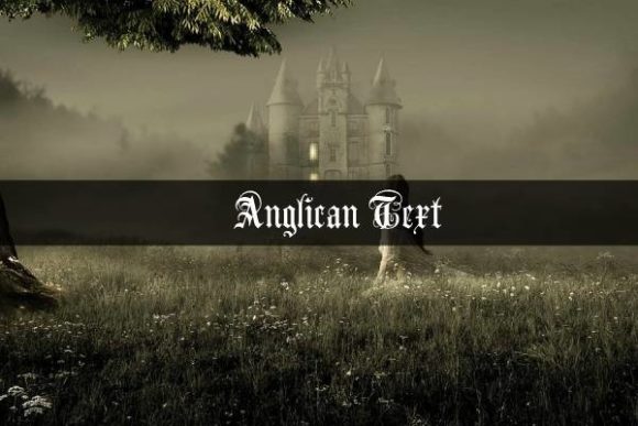 Anglican Typeface: Elevate Brand Identity with Sharp Blackletter Design