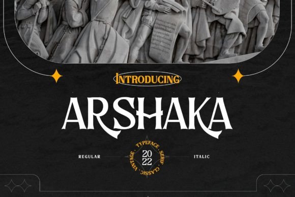 Arshaka: A Refined Serif for Editorial and Brand Identity