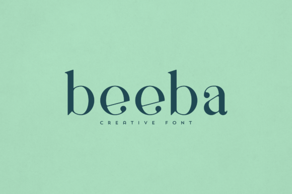 Beeba: The Elegant Serif Font for Unique Brand Identity