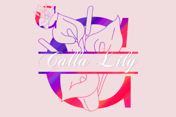 Calla Lily Split: The Elegant Decorative Font for Handmade Brands