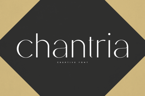 Chantria: The Elegant Serif Typeface for Handmade Branding