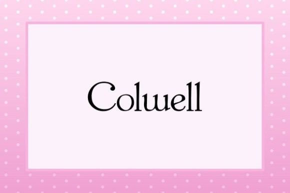 Colwell: The Elegant Serif Typeface for Polished Brand Identity