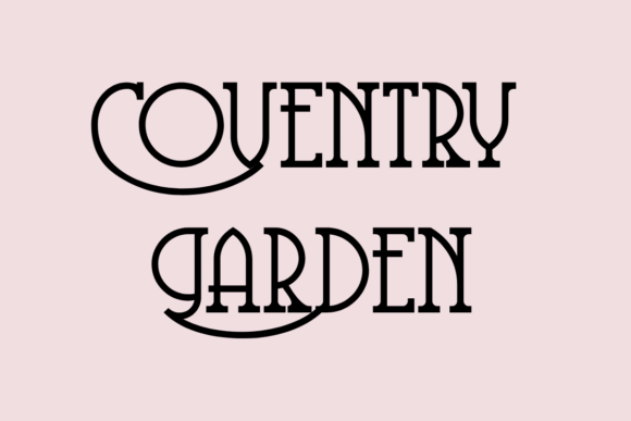 Coventry Garden: A Stylish Slab Serif for Elegant Branding