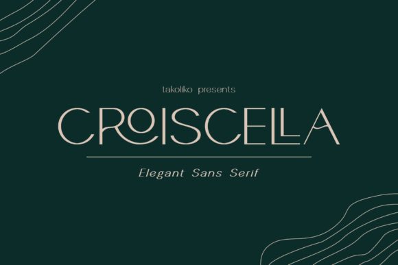 Croiscella: A Modern Sans Serif Typeface for Editorial Design