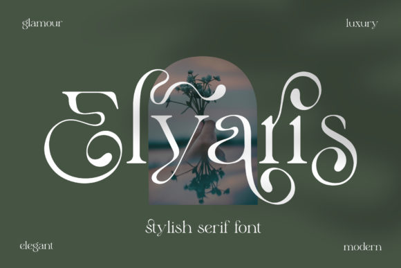 Elyaris Typeface: Elevating Digital Brand Identity with Elegant Serif Design