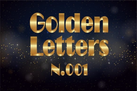 Golden Letters N.001: The Premium Typeface for Elevating Your Brand