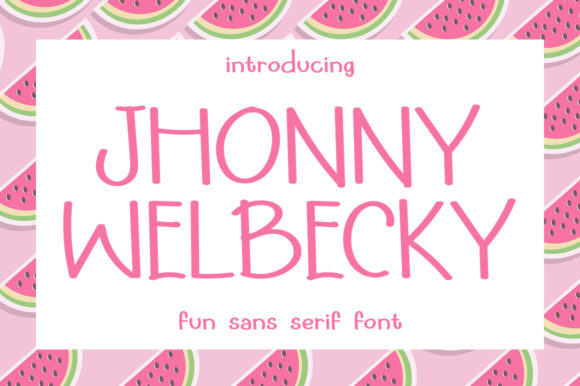 Jhonny Welbecky: A Fresh Sans Serif for Modern Editorial Design