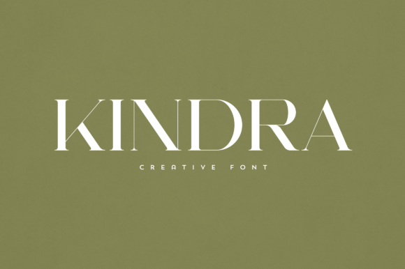 Kindra: A Modern Serif Typeface for Editorial Excellence