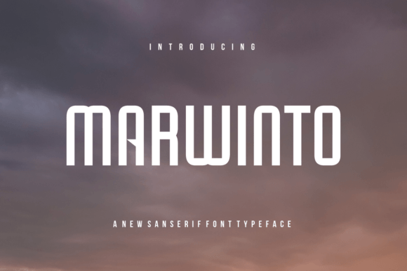 Marwinto Typeface: A Modern Sans Serif for Digital Branding