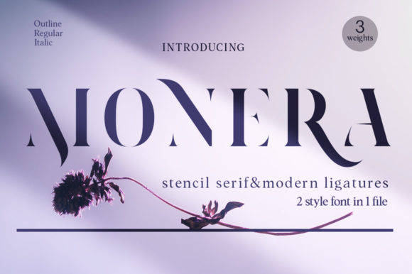 Monera Typeface: A Designer’s Take on Elegant Serif Branding