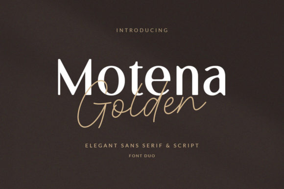 Motena Golden: The Premium Typeface for Elevating Your Brand Identity
