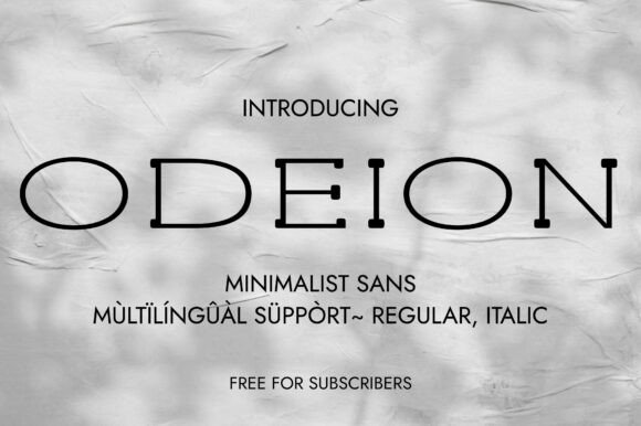 Odeion: Elevating Handmade Slab Serif Designs