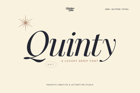 Quinty Serif Font: Elevating Handmade Labels and Shop Branding
