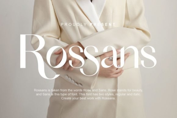Rossans Typeface Review: Elevating Campaign Visuals with Modern Sans Serif Design