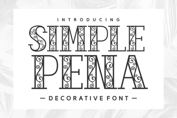 Simple Pena: The Elegant Typeface for Handmade Product Branding