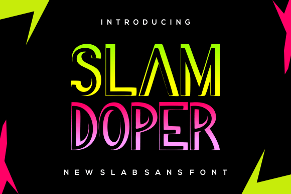 Slamdoper: The Sharp Slab Serif That Elevates Your Campaign Design