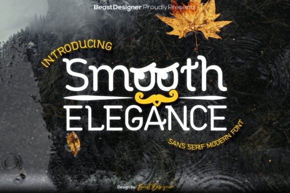 Smooth Elegance: A Modern Sans Serif Typeface for Editorial Design