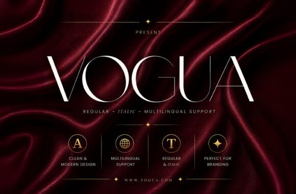 Vogua: The Elegant Sans Serif Typeface for Modern Brand Identity